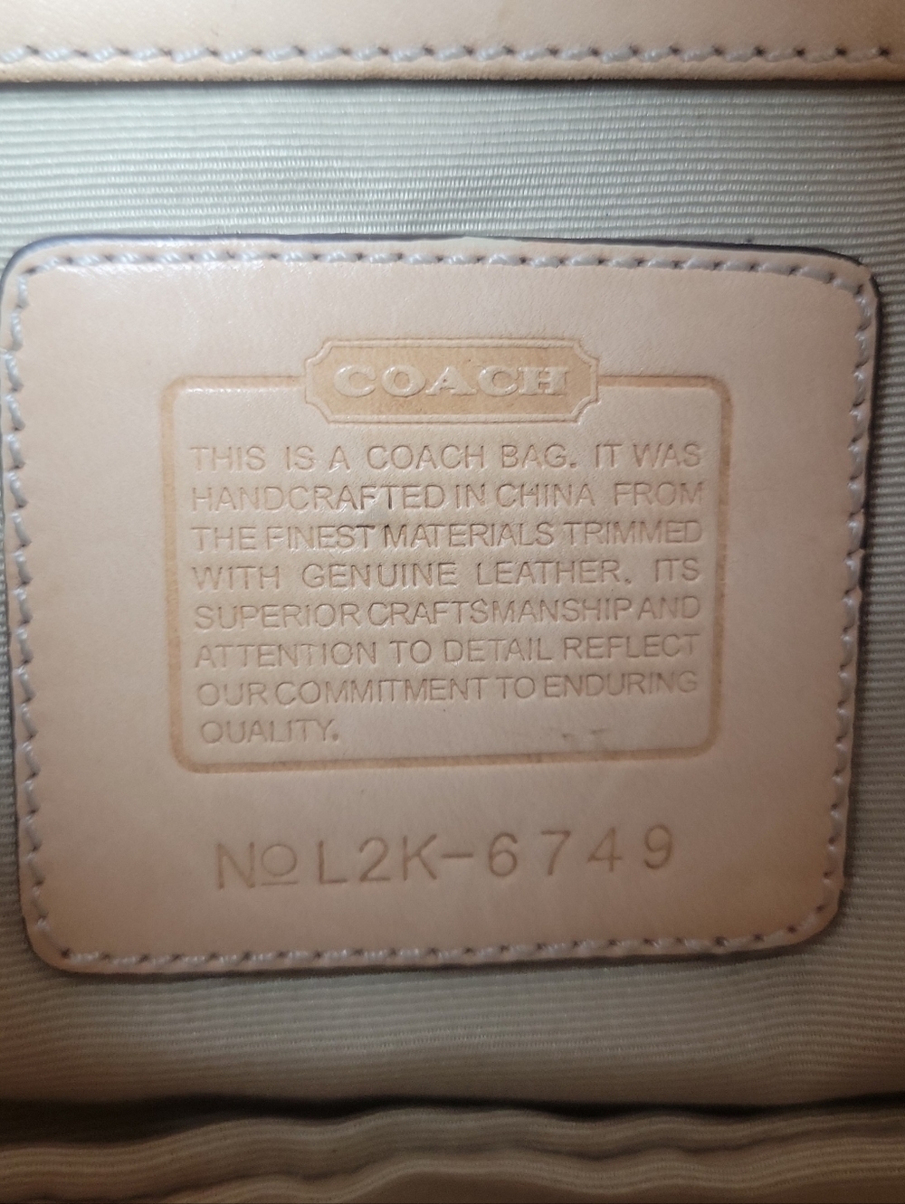 Vintage 2002 Coach Hobo + Wristlet w/COA - Picture 8 of 11